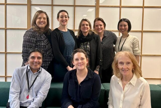 Staff members from RNID and Shionogi